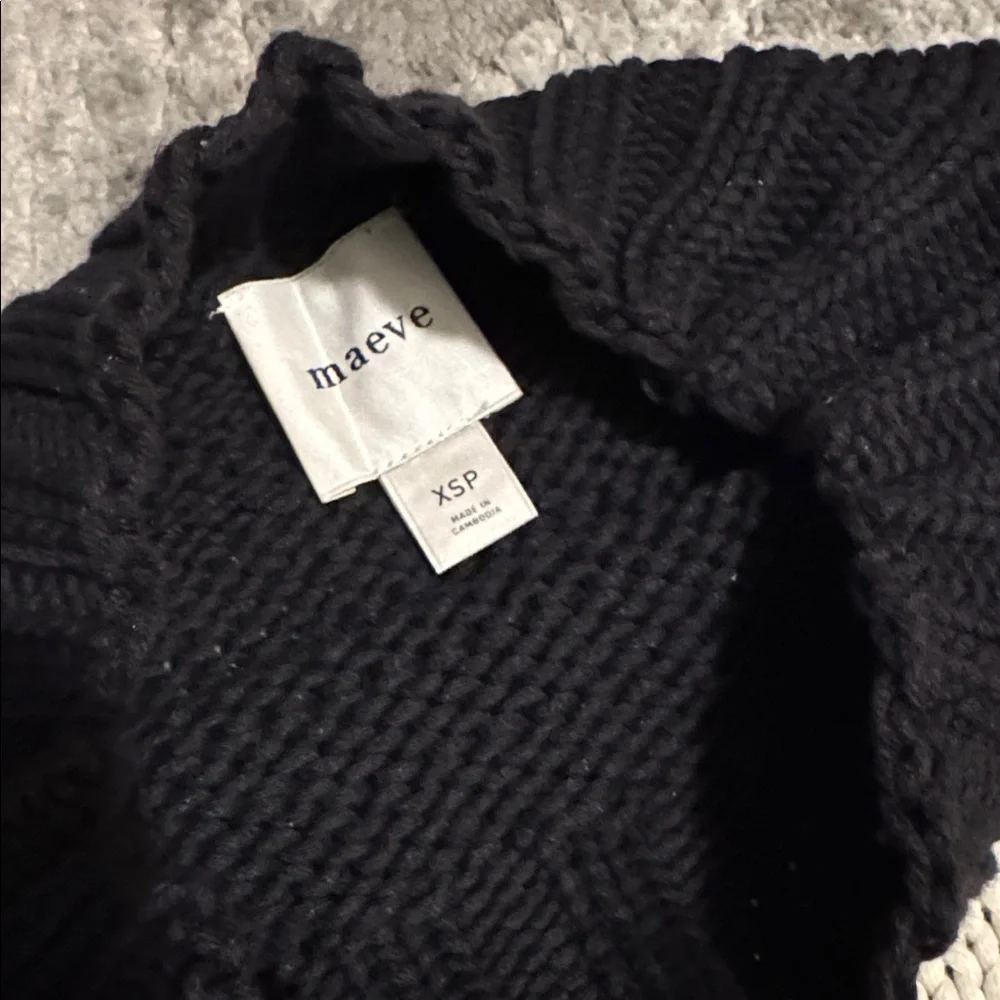 Maeve Black Knit Cardigan - Picture 2 of 2